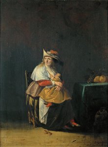 Les cinq sens : le goût, une femme qui allaite son enfant ...