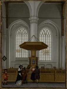 Intérieur de la Laurenskerk à Rotterdam, 1662