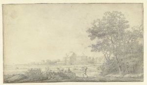 Vue de Huis ter Nieuburch, Rijswijk, vue de l