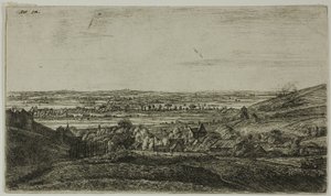 Une ville dans une vallée - Anthonie Waterloo