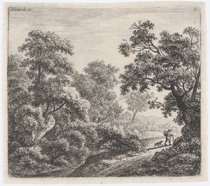 Le Voyageur et son Chien - Anthonie Waterloo