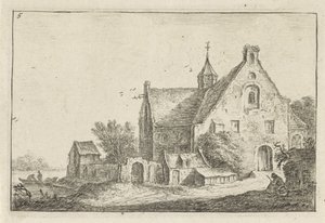 Église de village au bord de l