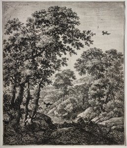 Élie nourri par les corbeaux - Anthonie Waterloo