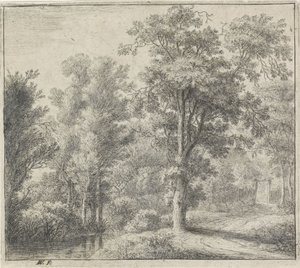 Entrée de la forêt Vues de la forêt, série A (titre de la série)