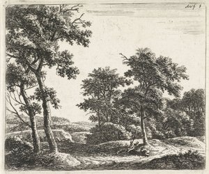 Bergers se reposant sous un arbre - Anthonie Waterloo