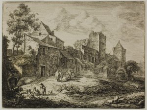 La cour devant l