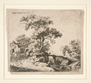 La Chapelle avec des Marches - Anthonie Waterloo