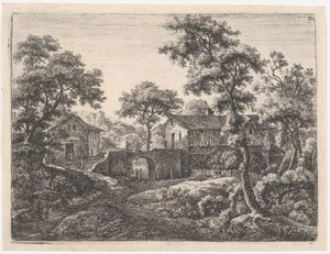 La Porte, 17ème siècle - Anthonie Waterloo