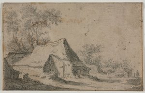 Le petit hameau, deuxième ou troisième quart du XVIIe siècle - Anthonie Waterloo
