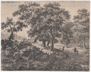 Les trois arbres, 17ème siècle - Anthonie Waterloo