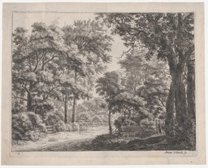 Les Bosquets taillés, 17ème siècle - Anthonie Waterloo