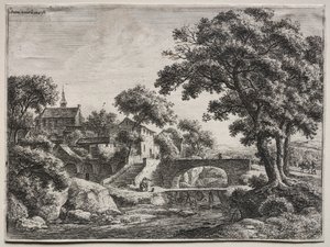 Les deux ponts - Anthonie Waterloo