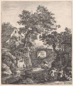 Séphora circoncit son fils - Anthonie Waterloo
