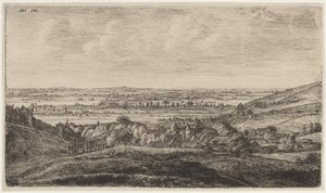 Hameau dans une vallée - Anthonie Waterloo and Johannes Ruischer