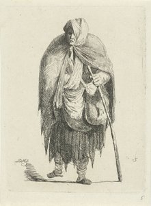 Femme en haillons