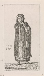 Femme avec manteau