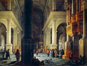 Intérieur du temple - Anthonie de Lorme