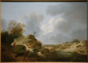 Paysage de dunes - Anthonie van Borssom