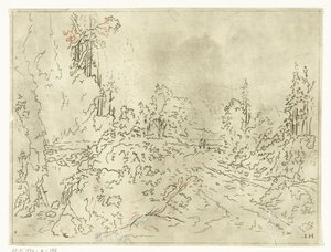 Paysage montagneux - Anthonie van den Bos