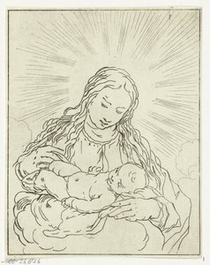Marie avec enfant - Anthonie van den Bos