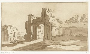 Ruines de la grande salle des Thermes de Caracalla, Rome