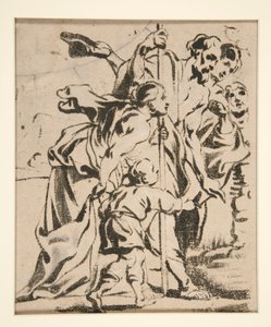 Groupe de figures (peut-être la partie gauche d