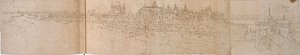 Hampton Court Palace depuis la rivière, vers 1550-1560 - Anthonis van den Wyngaerde