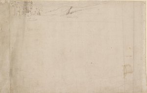 Panorama de Londres vu de Southwark : Lambeth - Anthonis van den Wyngaerde