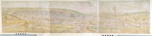 Vue panoramique de Bruxelles depuis le nord, 1558