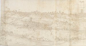 Vue panoramique de Ségovie depuis l