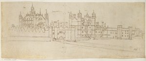 La chapelle et la porte de Hampton Court, vers 1544