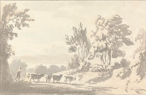 Bouvier conduisant du bétail - Anthony Devis