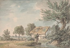 Paysage près de Watford, Herfordshire - Anthony Devis