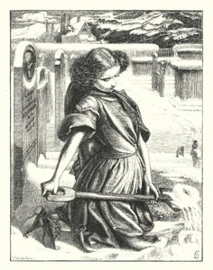 Le petit pleureur (gravure) - Anthony Frederick Augustus (after) Sandys