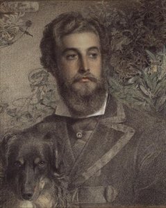 Portrait de Cyril Flower - Anthony Frederick Augustus Sandys