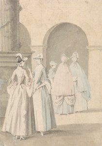 Dames à côté d