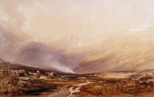 Snowdon - Anthony Vandyke Copley Fielding