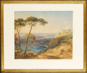 Le Lac de Nemi - Anthony Vandyke Copley Fielding