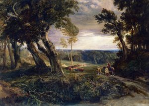 Forêt de Tilgate près de Bolney, Sussex - Anthony Vandyke Copley Fielding