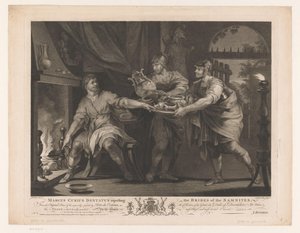 Manius Curius Dentatus refusant les cadeaux des Samnites