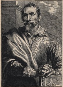 Portrait de Synders (Franciscus Snyders) (Frans Snyders ou Snijders) 1579-1657 par Anthony van Dyck - Anthony van (after) Dyck