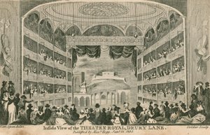 Vue intérieure du Théâtre Royal, Drury Lane, Londres - Anthony van Assen