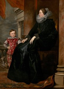 Une noble génoise et son fils, vers 1626 - Anthony van Dyck