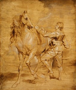 Un homme montant à cheval, vers 1630 - Anthony van Dyck