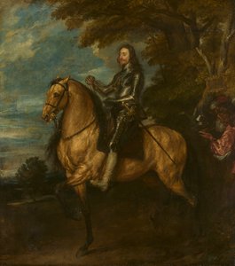 Charles Ier (1600-49) à cheval - Anthony van Dyck