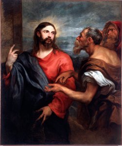 Christ et la monnaie ou le paiement du tribut - Anthony van Dyck