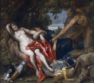 Diane et ses nymphes surprises par un satyre - Anthony van Dyck