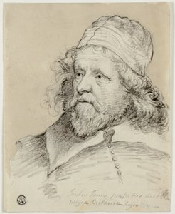 Inigo Jones (recto); Esquisse de tête féminine (verso)