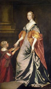 Lady Mary Villiers (1622-85) et Mme Gibson - Anthony van Dyck