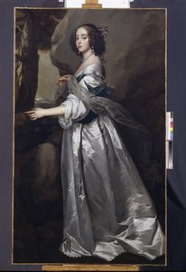 Portrait de Lady Frances Cranfield, Lady Buckhurst, plus tard comtesse de Dorset, c.1637-50 - Anthony van Dyck